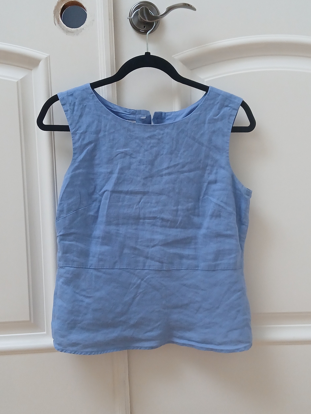 HOBBS LONDON Sleeveless  Light Blue Women's Top